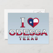 Odessa, Texas Postkarte (Vorne/Hinten)