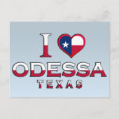 Odessa, Texas Postkarte (Vorderseite)