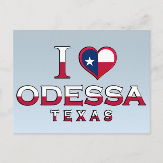 Odessa, Texas Postkarte (Vorderseite)