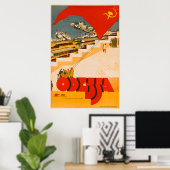 Odessa Ukraine Vintage Travel Poster (Heimbüro)