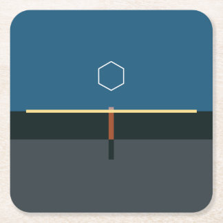 ODESZA ein Moment-getrennt Minimalistischer Rechteckiger Pappuntersetzer