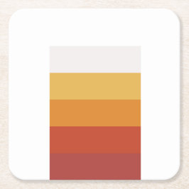 ODESZA meine Freunde die nie Minimalistischen Rechteckiger Pappuntersetzer