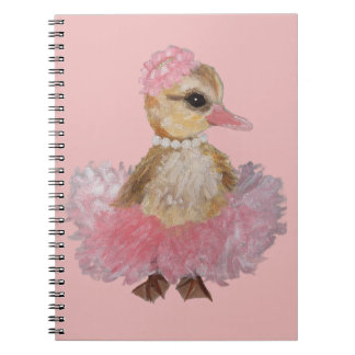 Odette auf einem Notizbuch! Notizblock