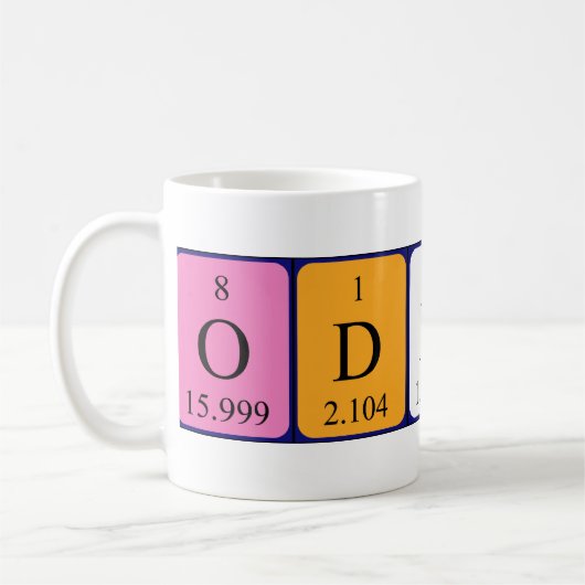 Odhran Periodenname Tasse (Links)