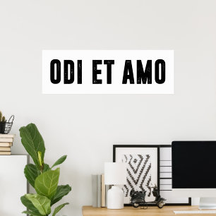 Odi et amo poster