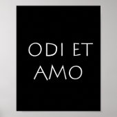Odi et amo poster (Vorne)