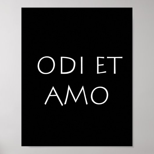 Odi et amo poster (Vorne)
