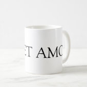 Odi und Amo - Catullus Latein-Tasse Kaffeetasse (VorderseiteRechts)