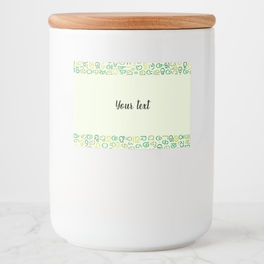 Odia Lebensmitteletikett (Vorderseite)