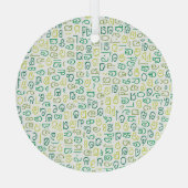 Odia Ornament Aus Glas (Rückseite)