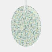 Odia Ornament Aus Glas (Vorderseite links)