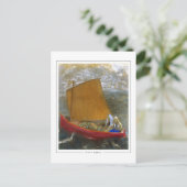Odilon Redon #11 - Fine Art Postcard Postkarte (Stehend Vorderseite)