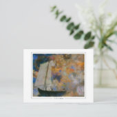 Odilon Redon #16 - Fine Art Postcard Postkarte (Stehend Vorderseite)