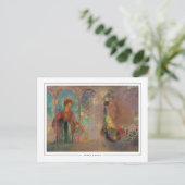 Odilon Redon #20 - Fine Art Postcard Postkarte (Stehend Vorderseite)