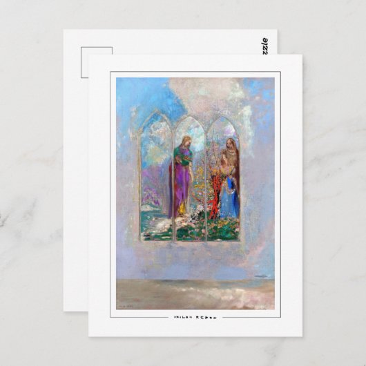 Odilon Redon #23 - Fine Art Postcard Postkarte (Vorne/Hinten)