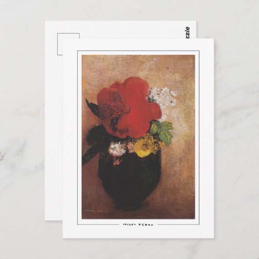 Odilon Redon #292 - Fine Art Postcard Postkarte (Vorne/Hinten)