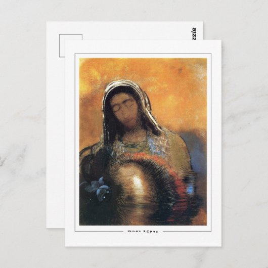 Odilon Redon #315 - Fine Art Postcard Postkarte (Vorne/Hinten)
