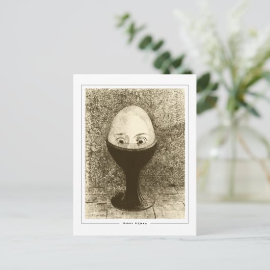 Odilon Redon #331 - Fine Art Postcard Postkarte (Stehend Vorderseite)