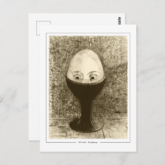 Odilon Redon #331 - Fine Art Postcard Postkarte (Vorne/Hinten)