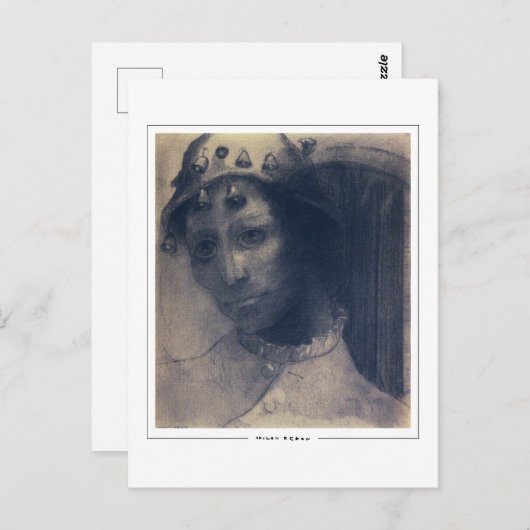 Odilon Redon #391 - Fine Art Postcard Postkarte (Vorne/Hinten)