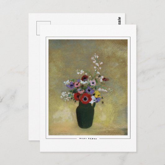 Odilon Redon #3 - Fine Art Postcard Postkarte (Vorne/Hinten)