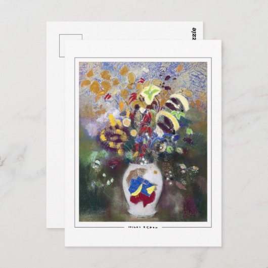 Odilon Redon #528 - Fine Art Postcard Postkarte (Vorne/Hinten)