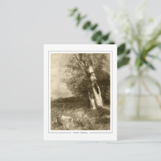 Odilon Redon #565 - Fine Art Postcard Postkarte (Stehend Vorderseite)