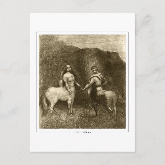 Odilon Redon #573 - Fine Art Postcard Postkarte (Vorderseite)