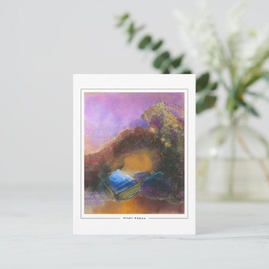 Odilon Redon #639 - Fine Art Postcard Postkarte (Stehend Vorderseite)