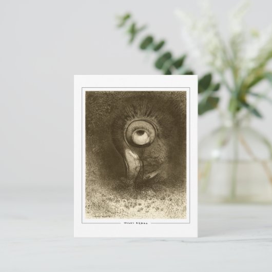 Odilon Redon #675 - Fine Art Postcard Postkarte (Stehend Vorderseite)