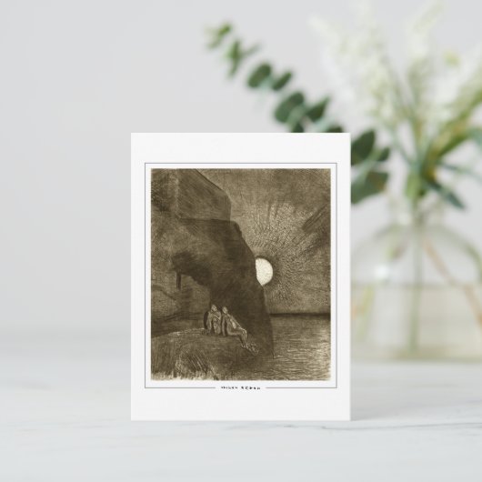 Odilon Redon #678 - Fine Art Postcard Postkarte (Stehend Vorderseite)