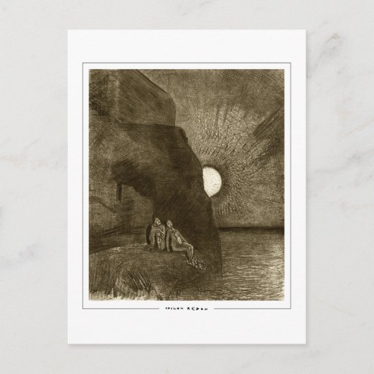 Odilon Redon #678 - Fine Art Postcard Postkarte (Vorderseite)