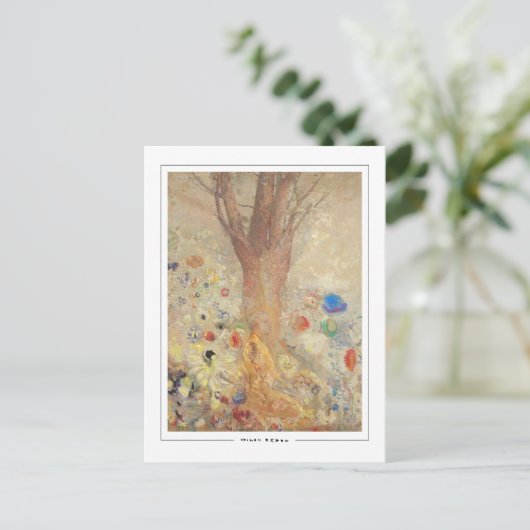 Odilon Redon #6 - Fine Art Postcard Postkarte (Stehend Vorderseite)