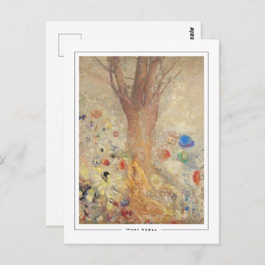 Odilon Redon #6 - Fine Art Postcard Postkarte (Vorne/Hinten)