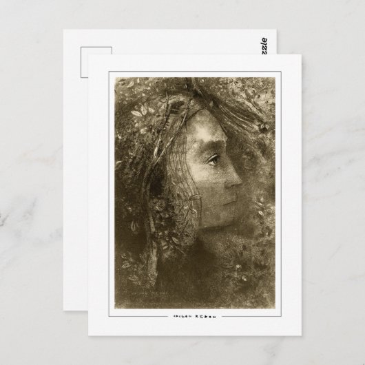Odilon Redon #703 - Fine Art Postcard Postkarte (Vorne/Hinten)