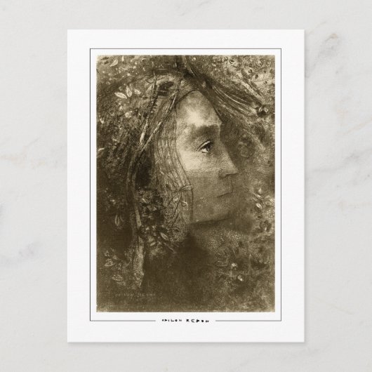 Odilon Redon #703 - Fine Art Postcard Postkarte (Vorderseite)