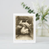 Odilon Redon #729 - Fine Art Postcard Postkarte (Stehend Vorderseite)