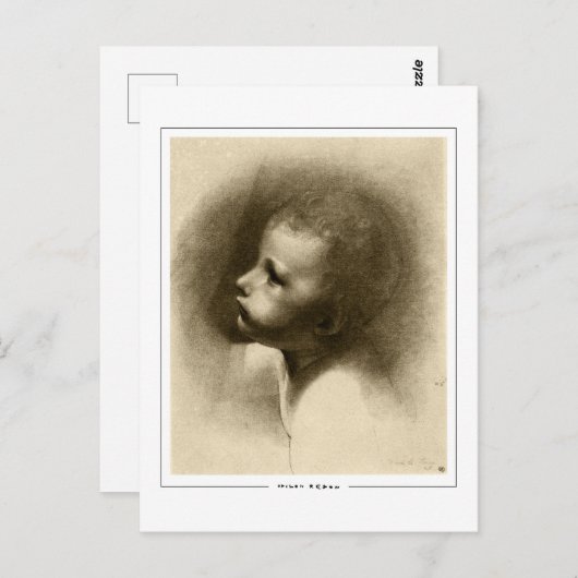 Odilon Redon #733 - Fine Art Postcard Postkarte (Vorne/Hinten)