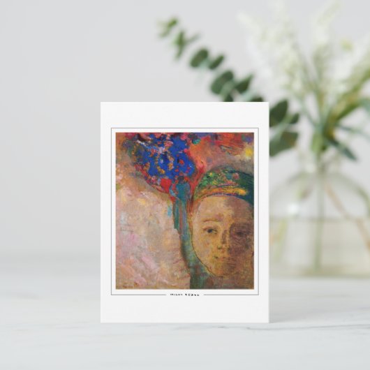 Odilon Redon #776 - Fine Art Postcard Postkarte (Stehend Vorderseite)