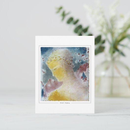 Odilon Redon #793 - Fine Art Postcard Postkarte (Stehend Vorderseite)