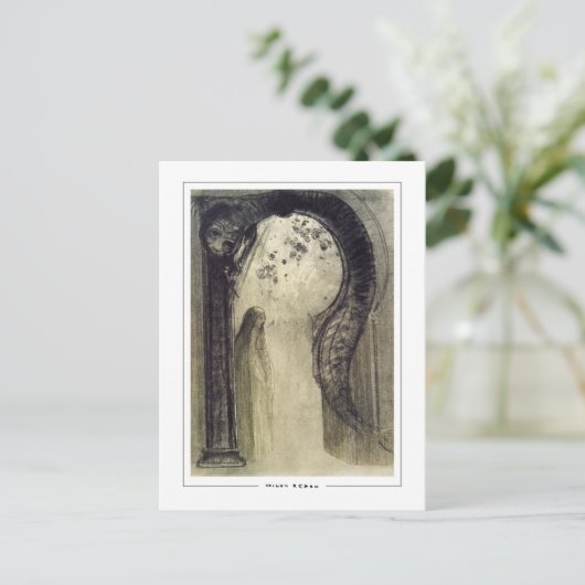 Odilon Redon #85 - Fine Art Postcard Postkarte (Stehend Vorderseite)