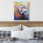 Odilon Redon Anemones - Kunstsymbolismus Leinwanddruck (Insitu (Schlafzimmer))