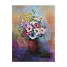 Odilon Redon Anemones - Kunstsymbolismus