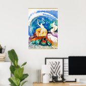 Odilon Redon - Apollo Riding a Green Monster Poster (Heimbüro)