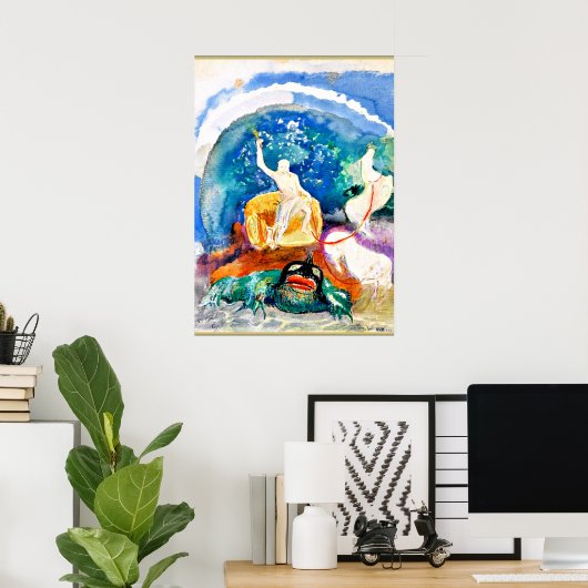 Odilon Redon - Apollo Riding a Green Monster Poster (Heimbüro)