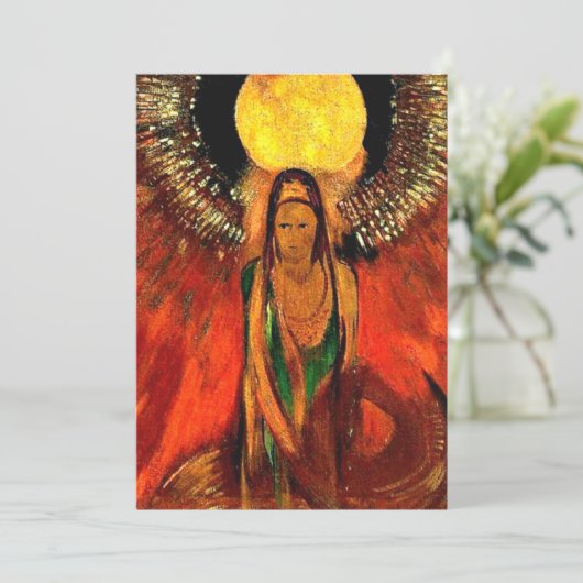 Odilon Redon Artwork, The Flame, (Stehend Vorderseite)