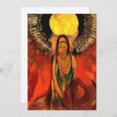 Odilon Redon Artwork, The Flame, (Vorne/Hinten)