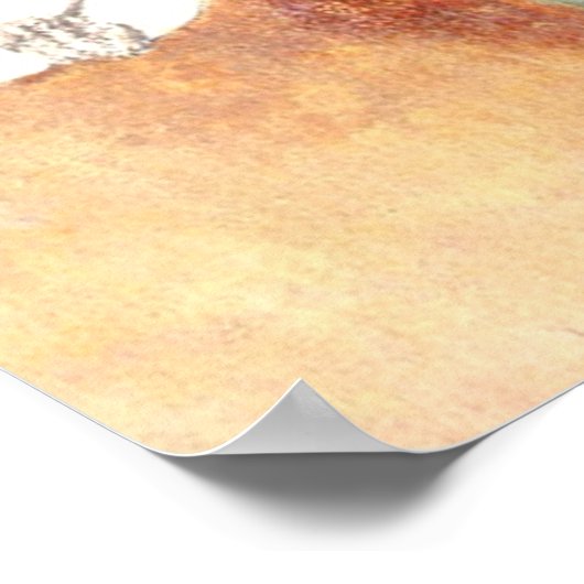 Odilon Redon - Black Poppy Poster (Ecke)