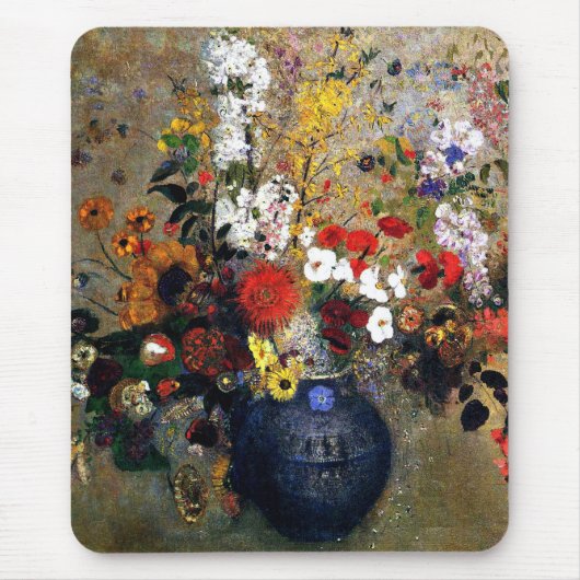 Odilon Redon - Blume, 1909, Mousepad (Vorne)