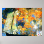 Odilon Redon - Blume Wolken Poster (Vorne)